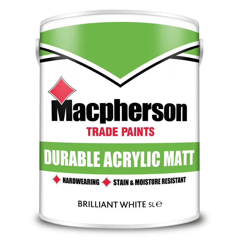 Macpherson Durable Acrylic Matt - Brilliant White