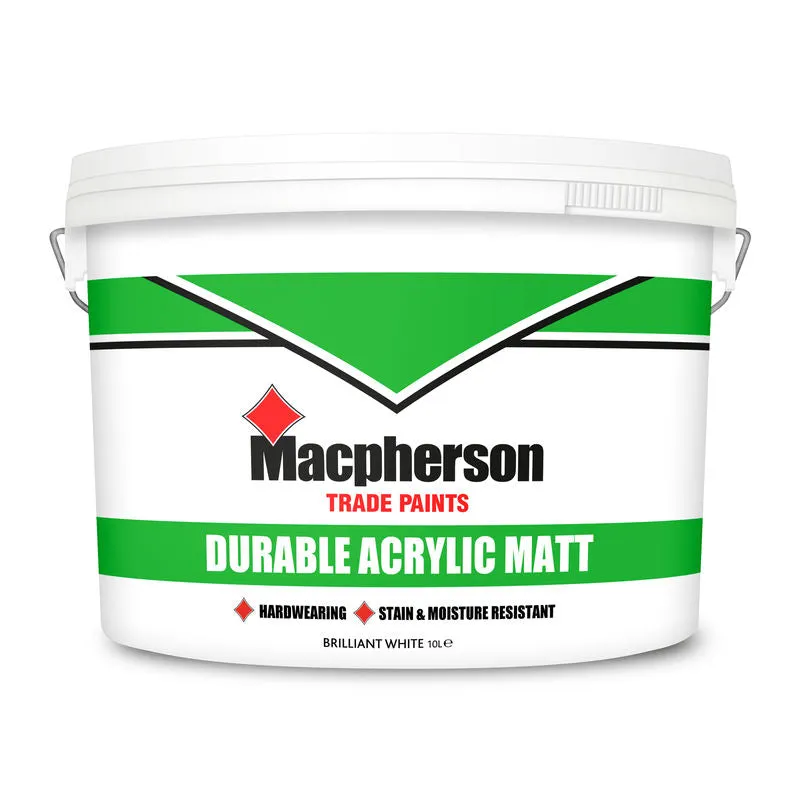 Macpherson Durable Acrylic Matt - Brilliant White