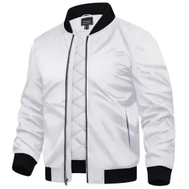 Men's Water-Resistant Windproof Bomber Casual  Jackets