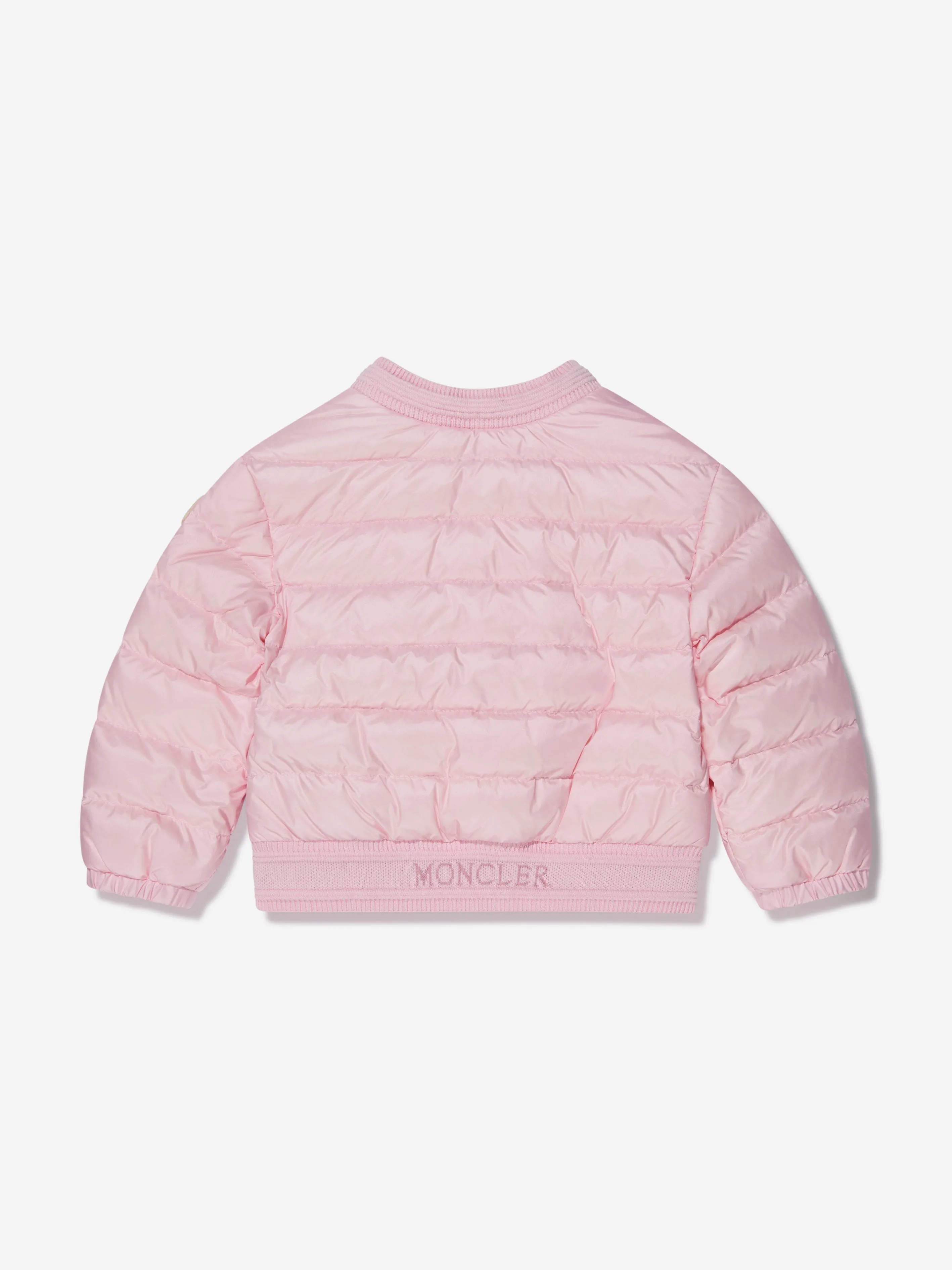 Moncler Enfant Baby Girls Down Padded Ter Jacket in Pink