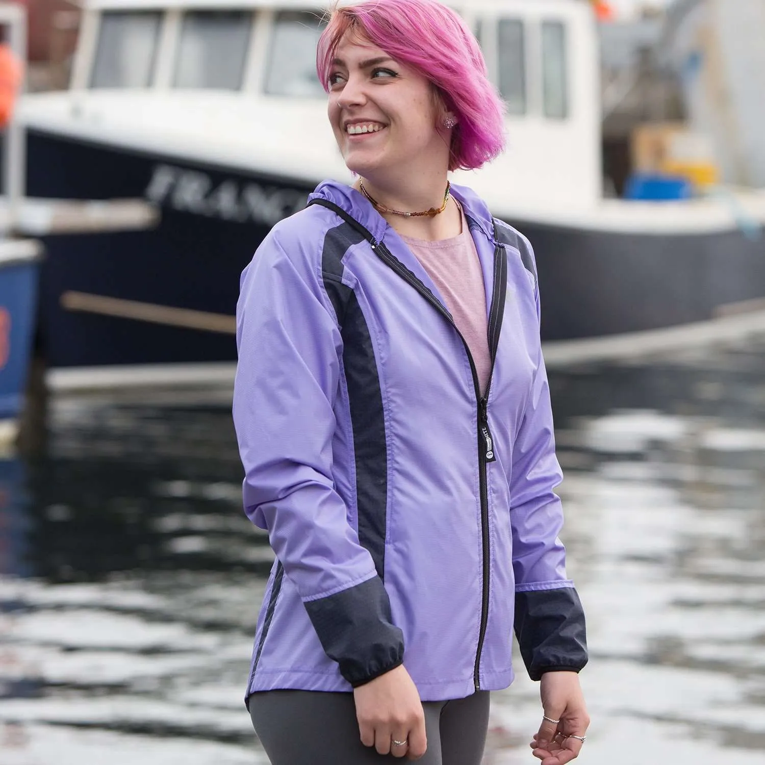 Narragansett Women's Jacket in Lilac/Graphite