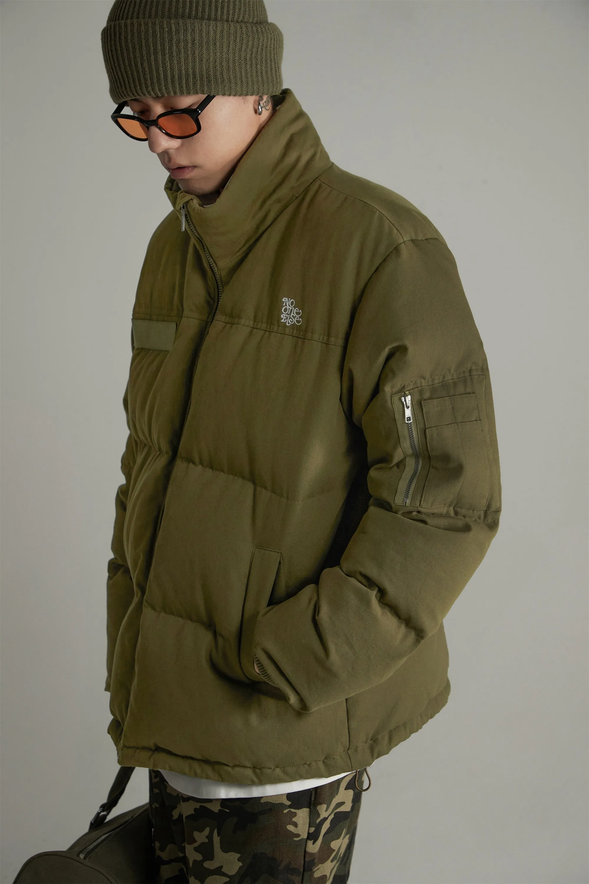 No Number Duck Down Puffer Coat