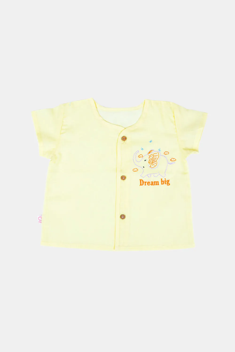 Oh Baby Dream Big Front Button Vest-half Sleeve - HV01