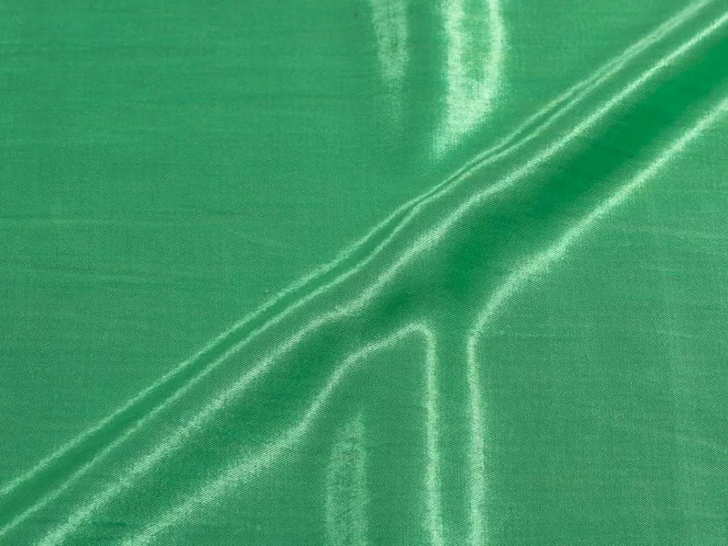 Pista Green Plain Viscose Gaji Silk Fabric (Wholesale)