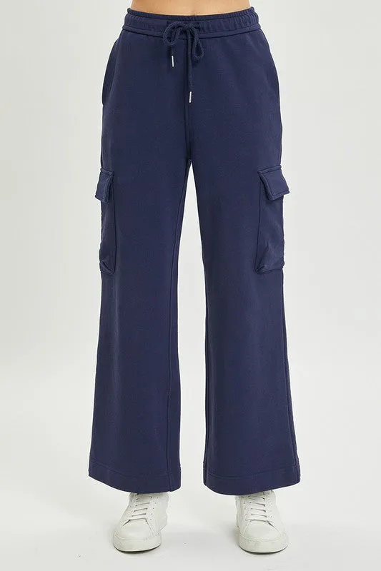 Relaxed Cargo Wide Pants