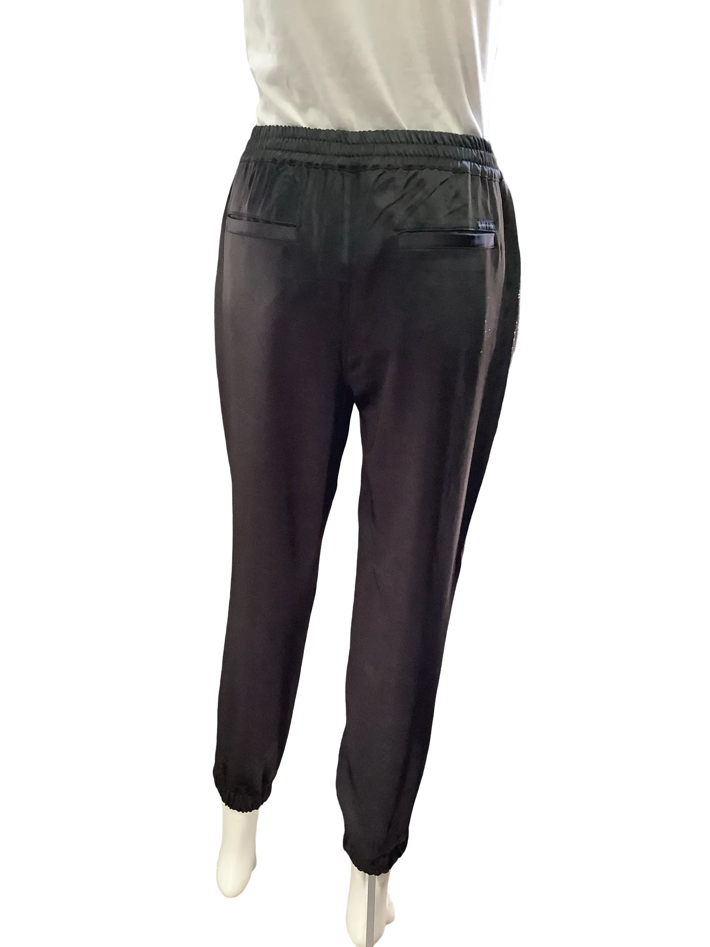 Sanctuary Pant Elastic Waist Slip On Joggers Black Size: S