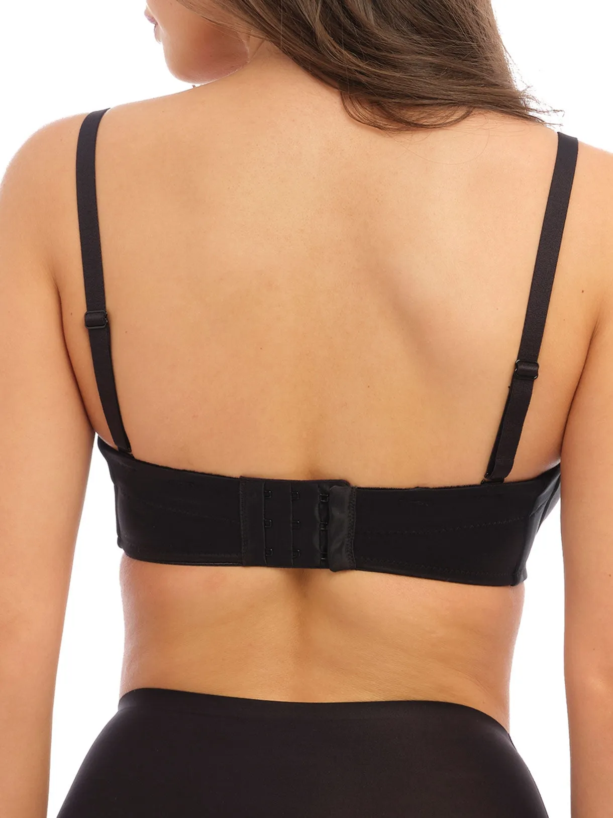 Smoothing Moulded Strapless Bra - Black