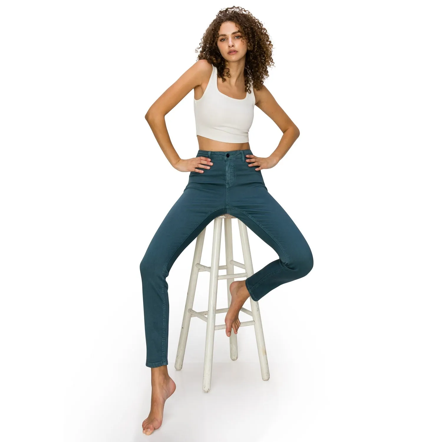 Soft Stretchy High Rise The Everyday Skinny Jeans - Outerspace