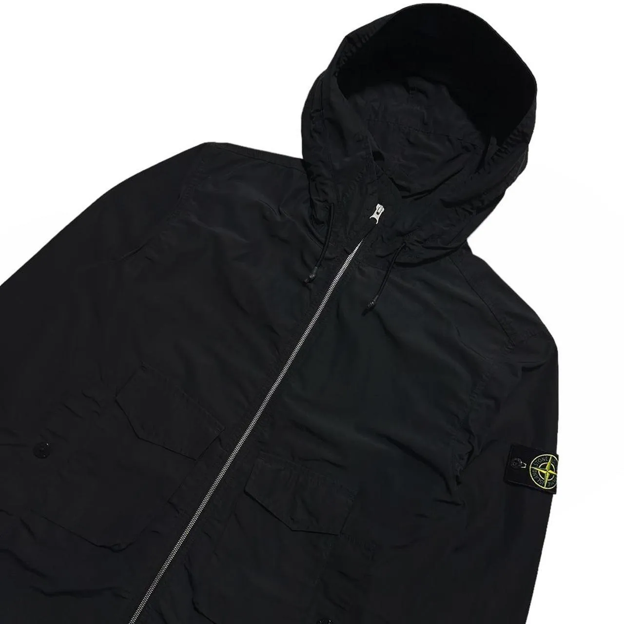 Stone Island Micro Reps Black Jacket