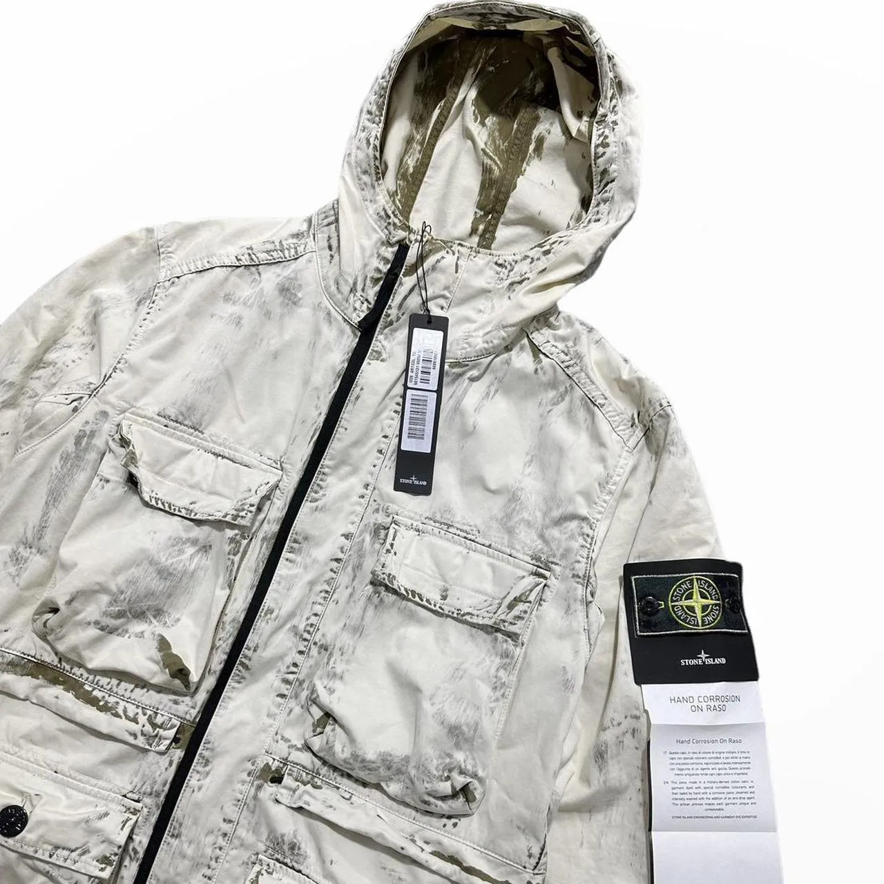 Stone Island S/S 2017 Hand Corrosion jacket