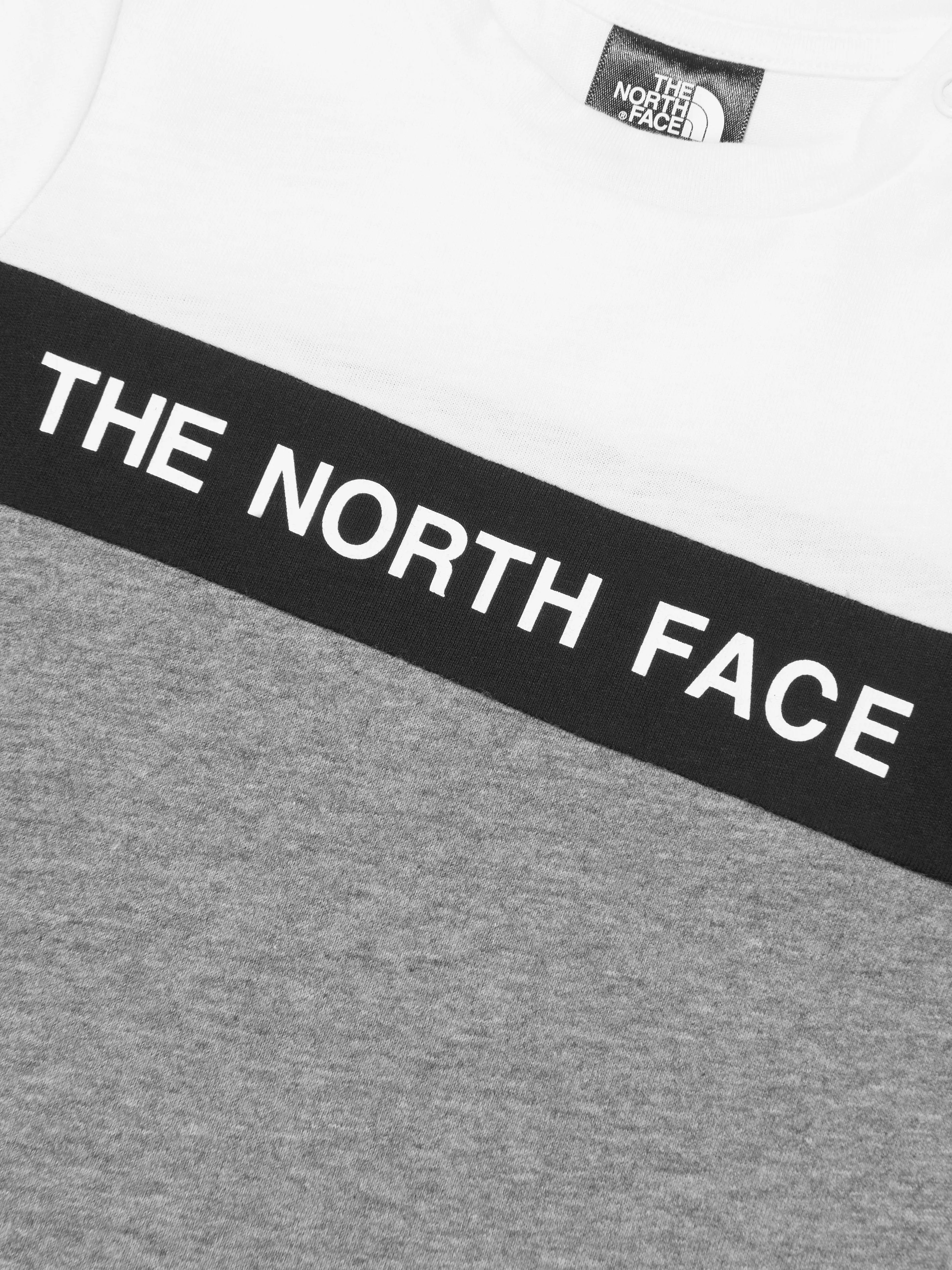 The North Face Baby Boys Colourblock T-Shirt in White