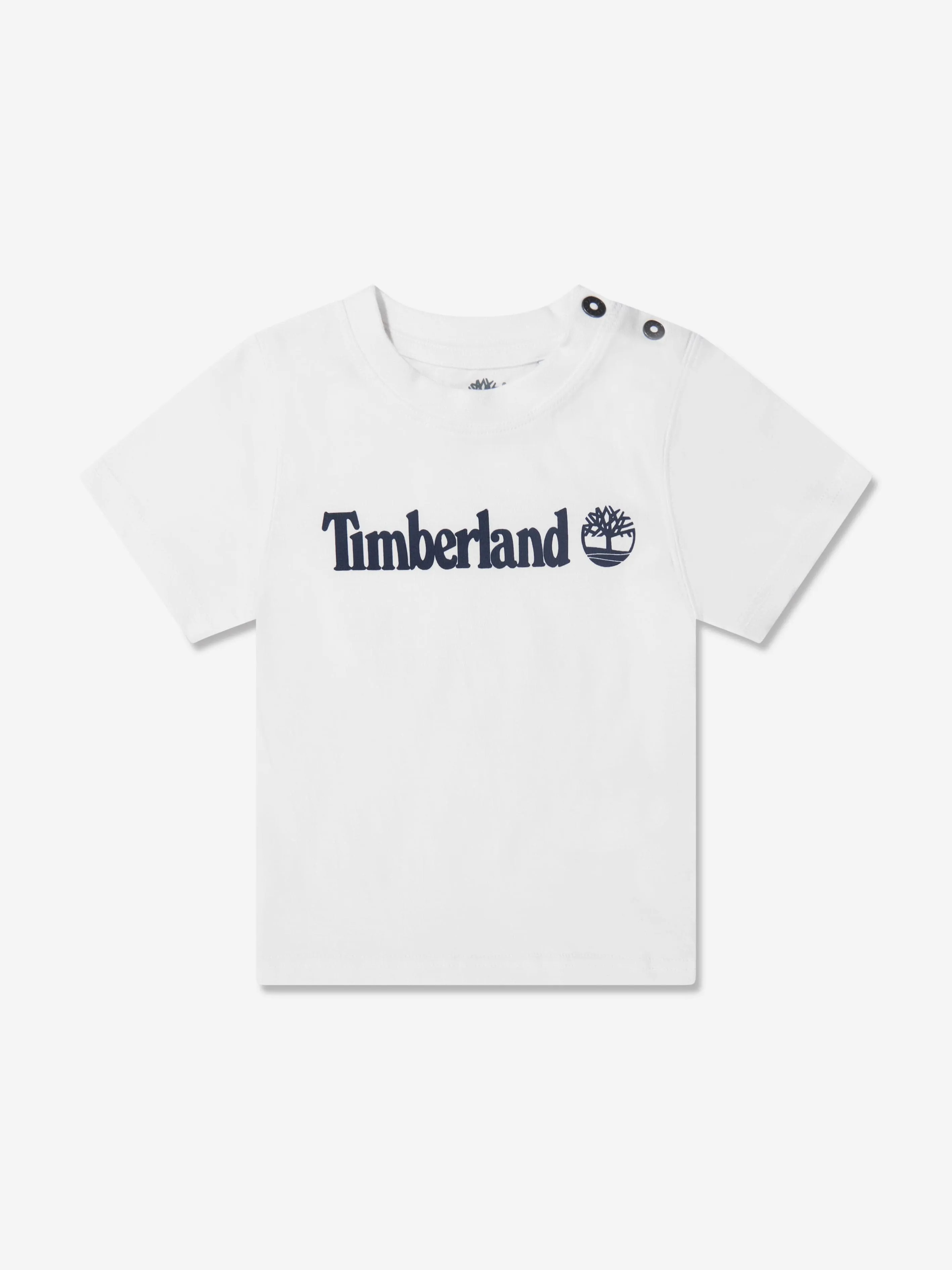 Timberland Baby Boys Organic Cotton T-Shirt in White