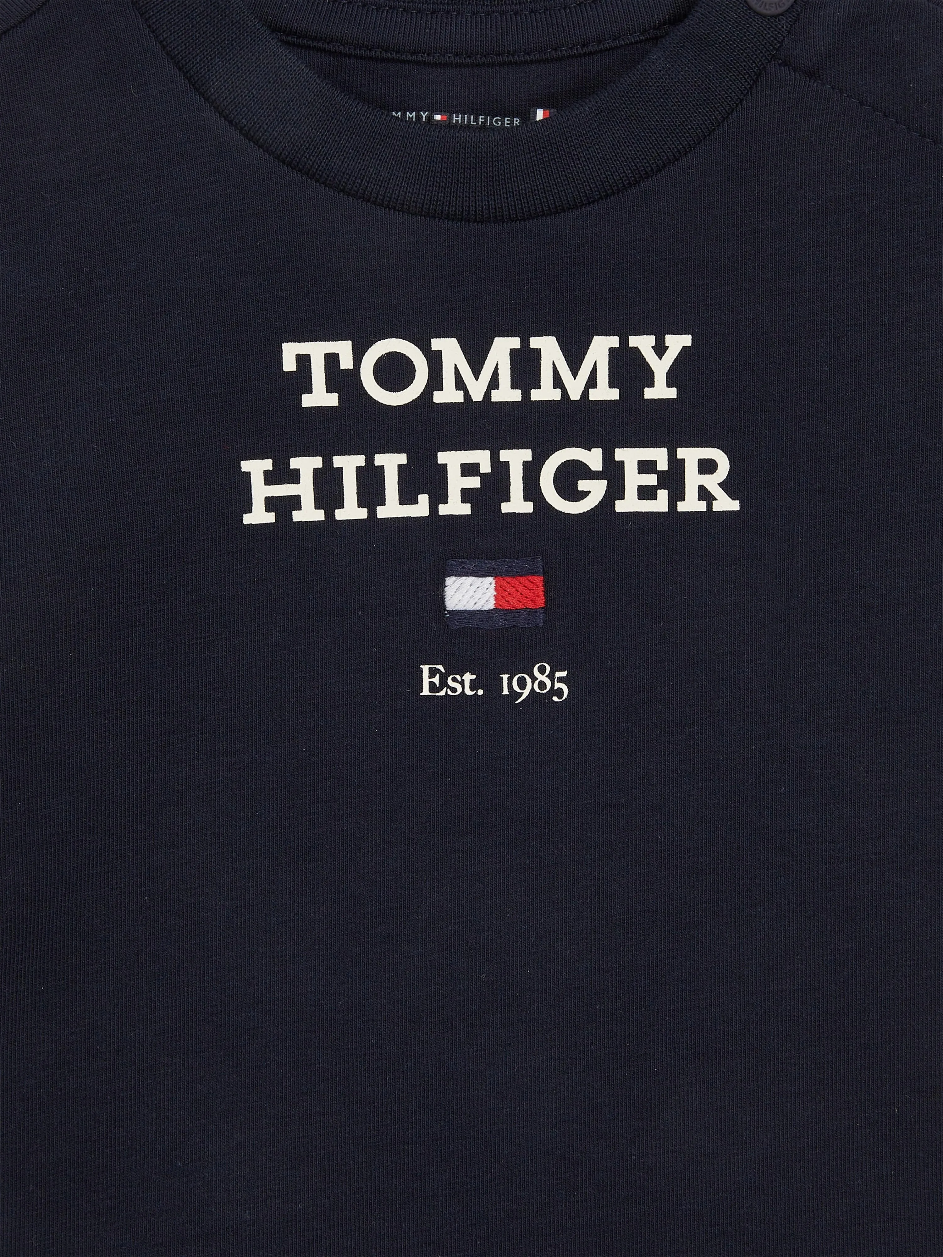 Tommy Hilfiger Baby Logo T-Shirt in Navy