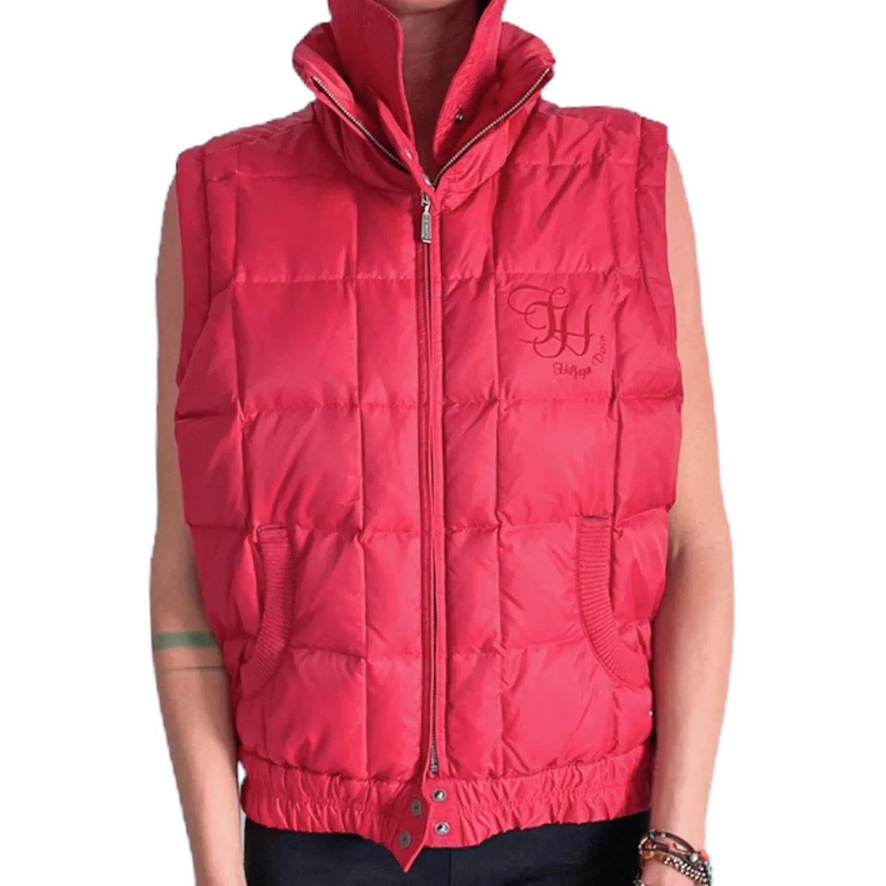 Tommy Hilfiger Red Padded Gilet