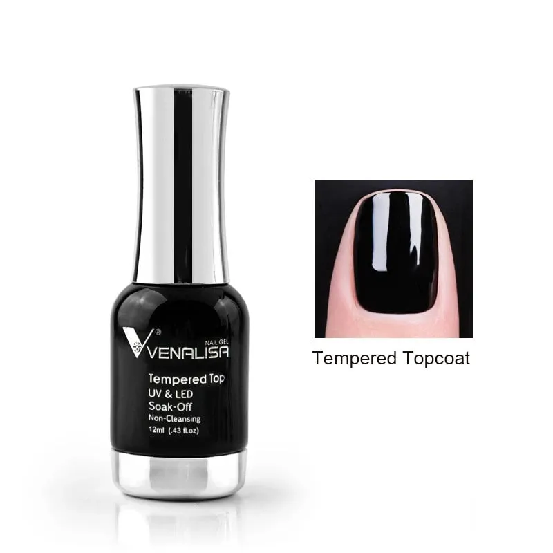 Venalisa Gel Top Coats and Base Coats - Matte, Tempered, Long Wear