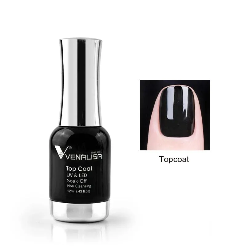 Venalisa Gel Top Coats and Base Coats - Matte, Tempered, Long Wear