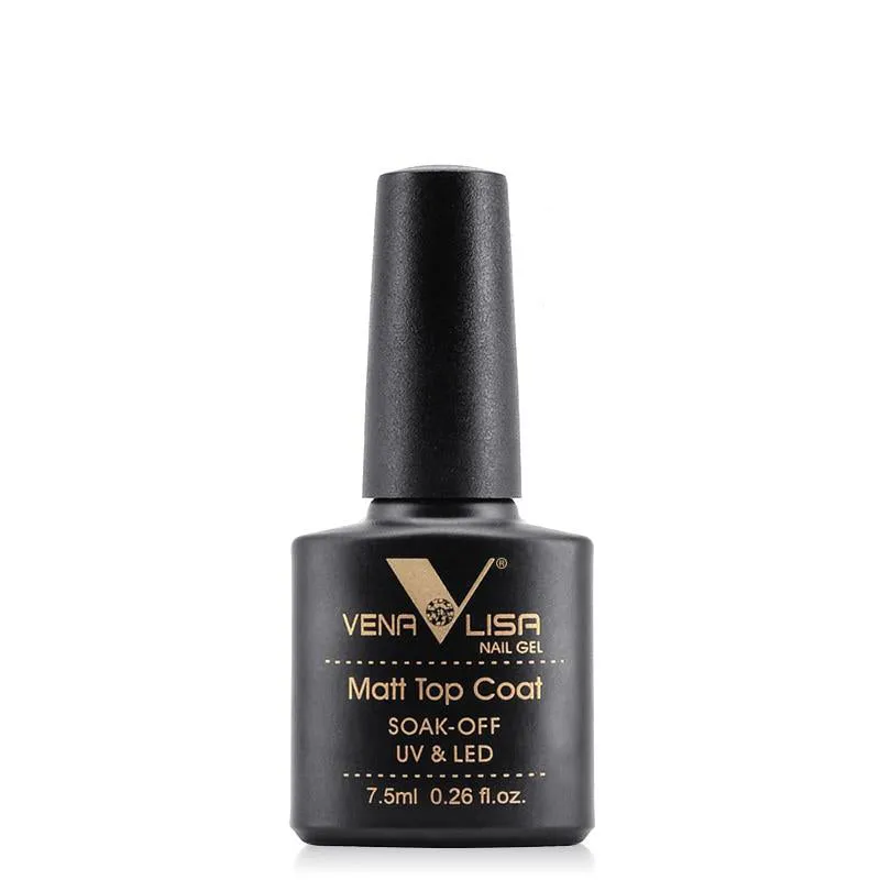 Venalisa Gel Top Coats and Base Coats - Matte, Tempered, Long Wear