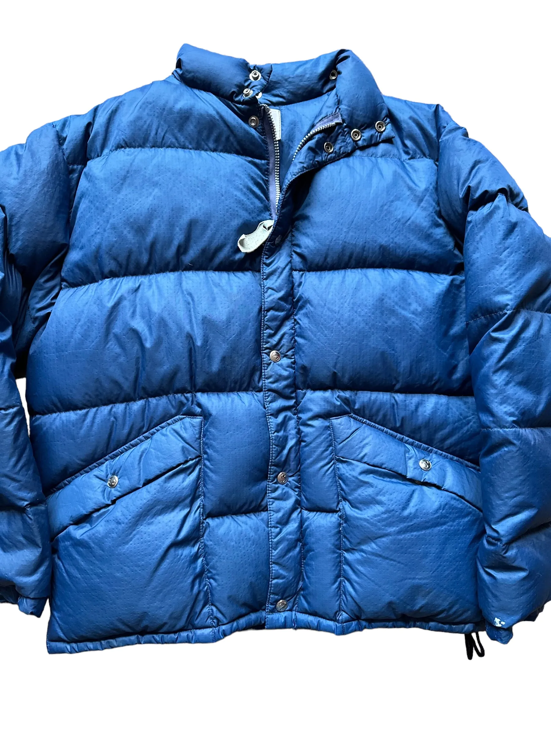 Vintage Sprung Blue Goose Down Puffer Jacket SZ XL | Vintage Puffer Jacket Seattle | Barn Owl Vintage Seattle