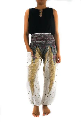 WHITE PEACOCK Women Boho Pants Hippie Pants Yoga