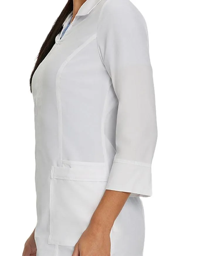 Whitecross FIT Women's 32 Inch Front Zipper Lab Coat