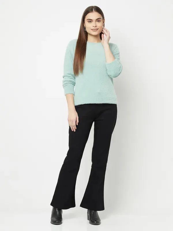 Women Mint Sweaters